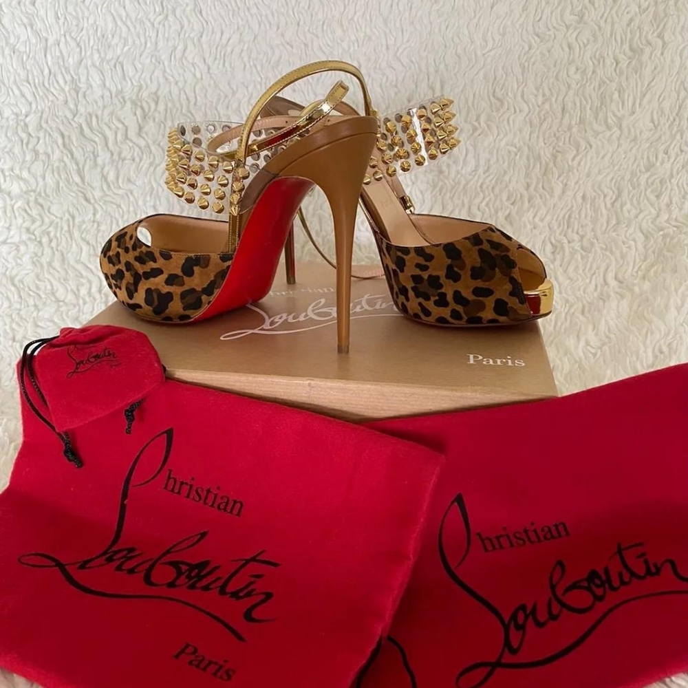 Christian Louboutin Levitagirl leopard - Picture 2 of 5